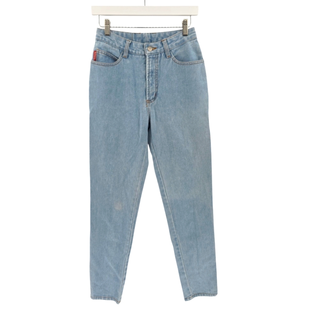 BONGO Y2K Vintage Jeans Size 5 Long Light Wash 100% Cotton